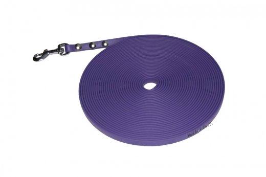 BioThane Schleppleine für große Hunde, Lila