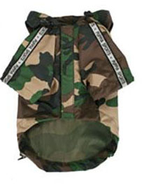 Hunderegenmantel Base Jumper, in Camouflage optik.