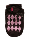 Hundeshirt Pinkaholic Argyle Hood